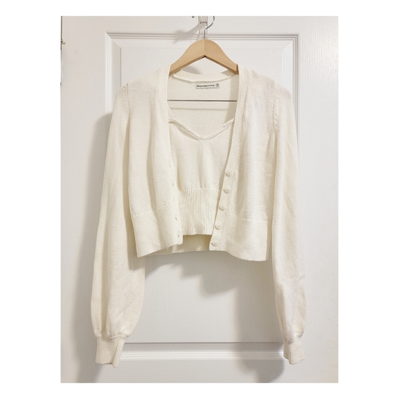 Abercrombie & Fitch Sweaters - A&F Knit Top and Cardi Set